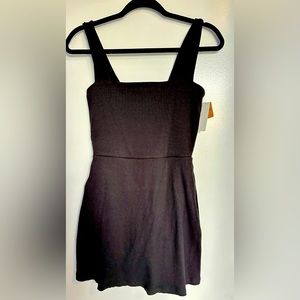 NWT-PINK Rib Square Neck Active Dress